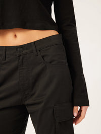 Gwen Jogger Cargo - Black
