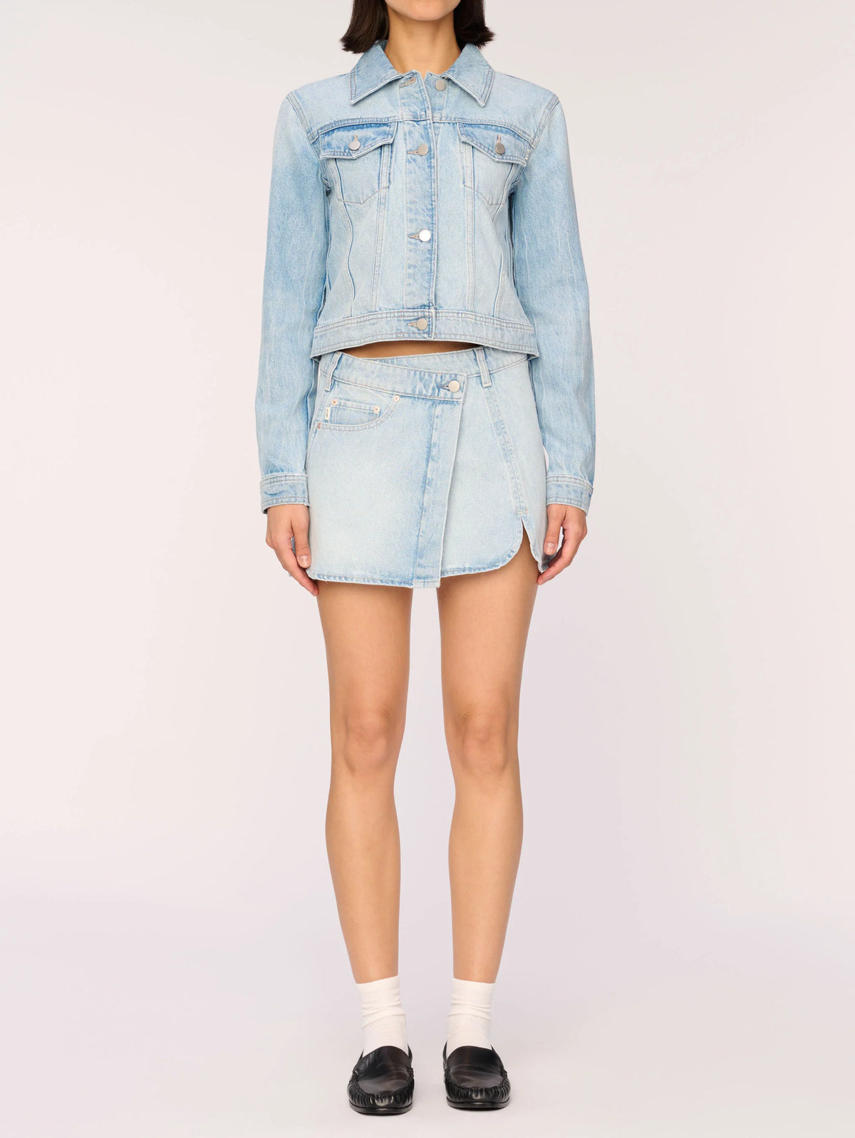Vika Jacket Classic Denim - Fountain
