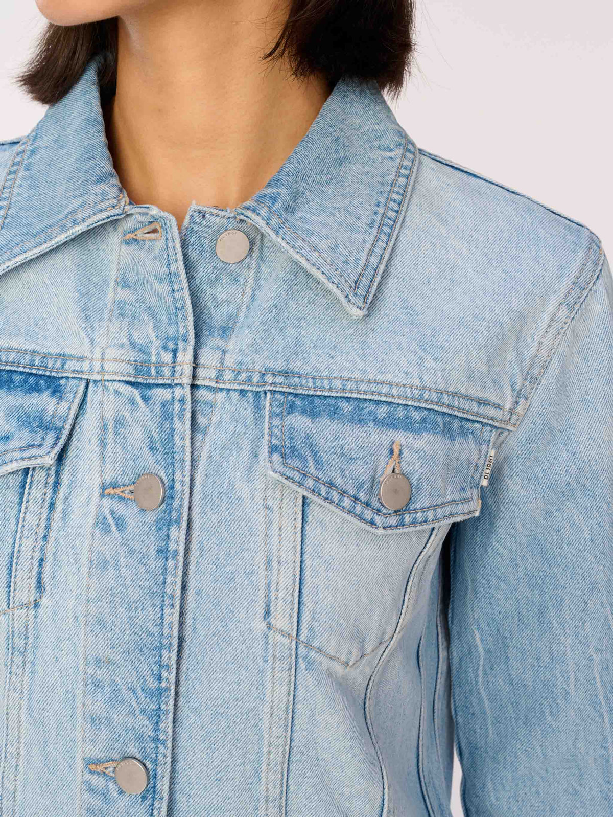 Vika Jacket Classic Denim - Fountain