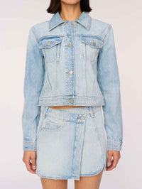 Vika Jacket Classic Denim - Fountain