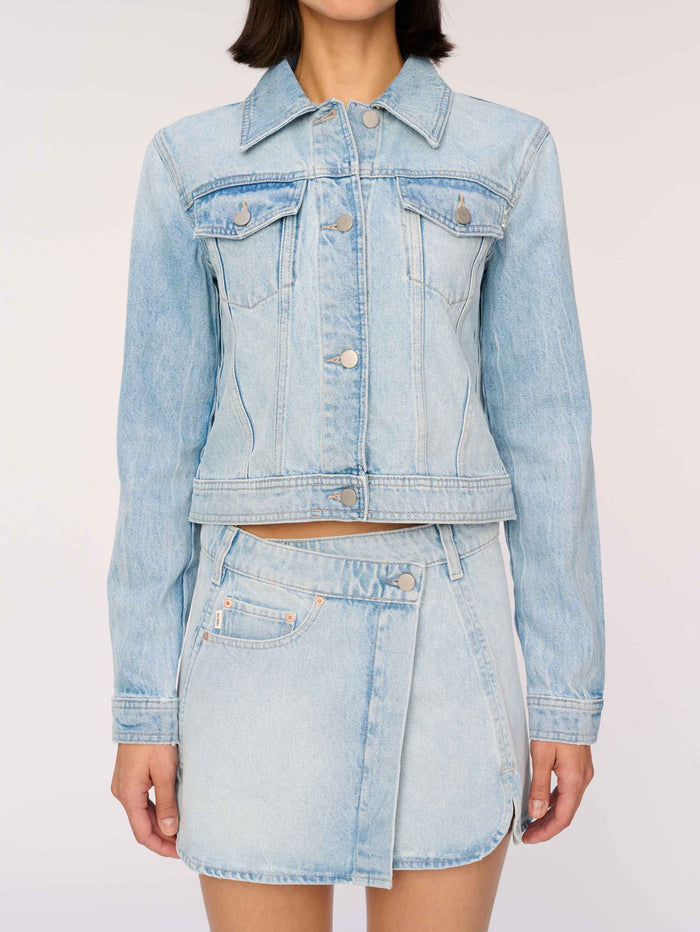Vika Jacket Classic Denim - Fountain