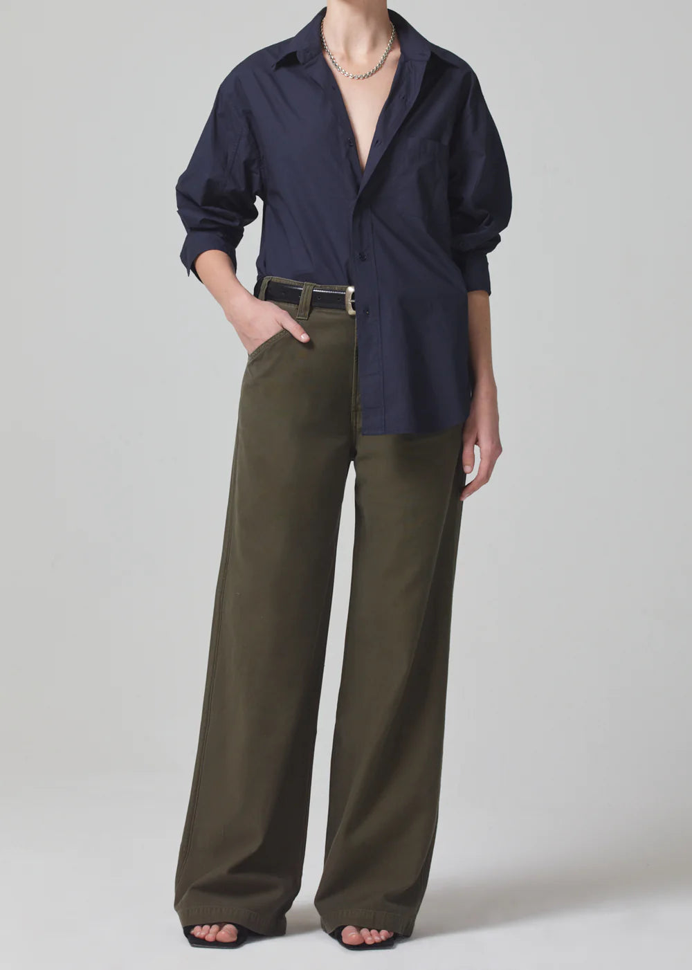 Paloma Utility Trouser - Tea Leaf