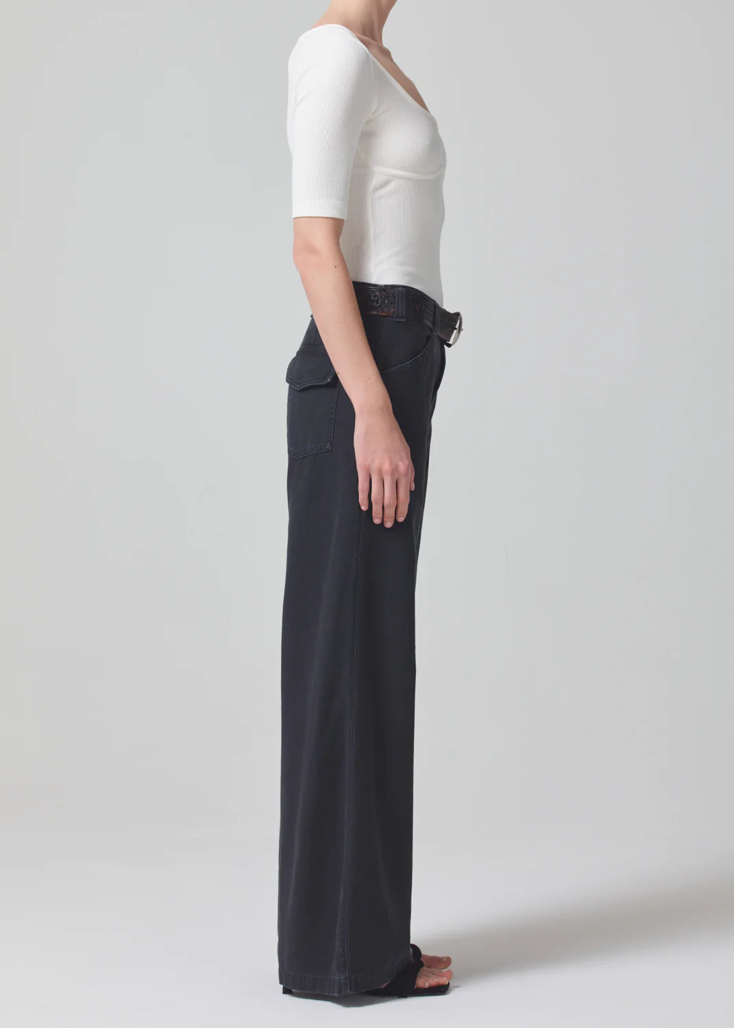 Paloma Utility Trouser - Washed Black