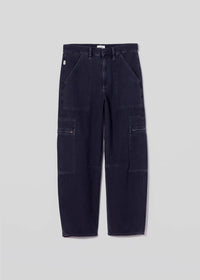 Marcelle Low Slung Cargo - Washed Black