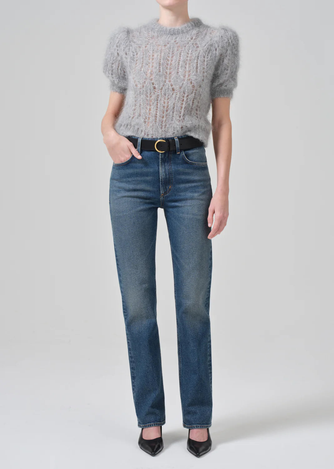 【Citizens of Humanity】 Zurie mid-riseストレートジーンズ Zurie mid-rise straight jeans in blue - Citizens Of Humanity