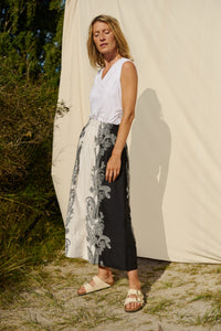 Robin Skirt - Black Paisley