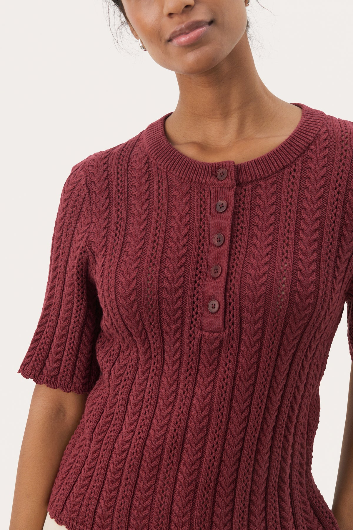 Rosario Pullover - Tawny Port