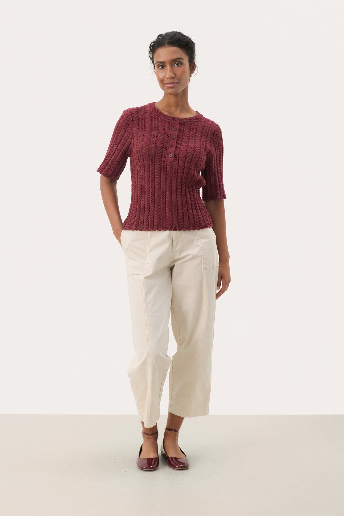 Rosario Pullover - Tawny Port