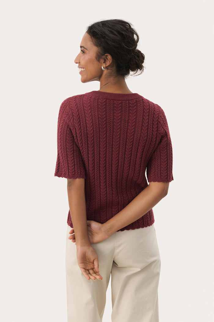 Rosario Pullover - Tawny Port