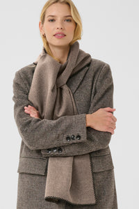 Suzette Scarf - Dark Walnut Melange