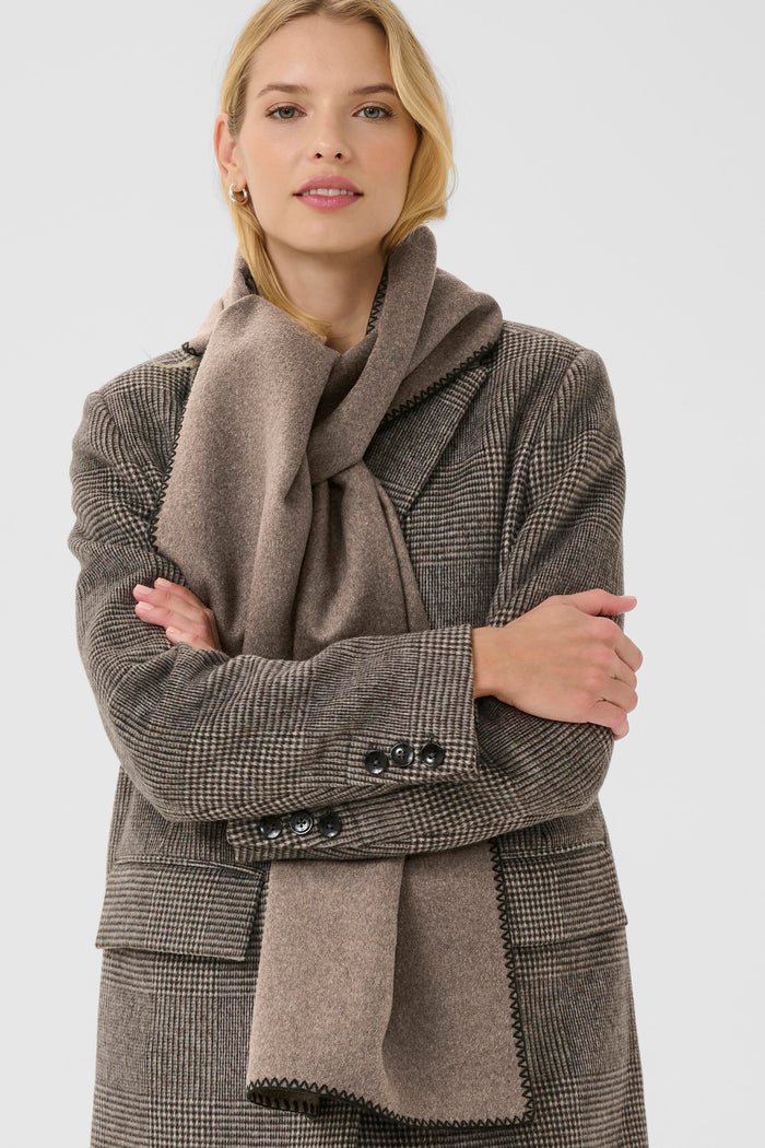 Suzette Scarf - Dark Walnut Melange