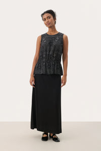 Tillie Top - Black Dot Print