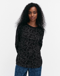 Sekunti Piirto Unikko Shirt - Black/Grey