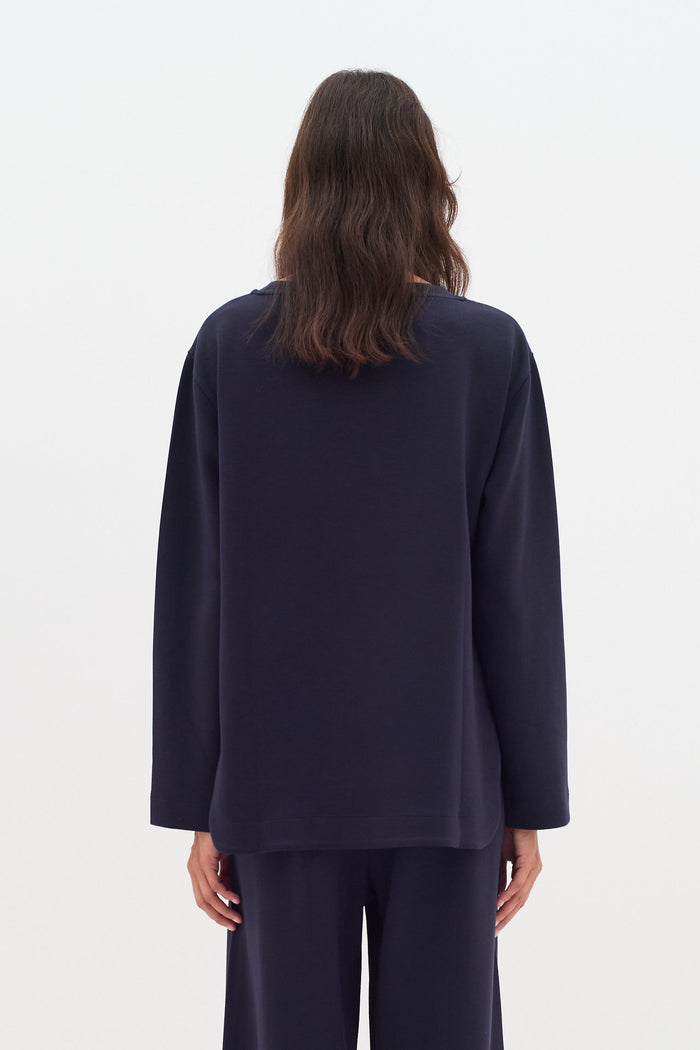 Gincent Crewneck - Marine Blue