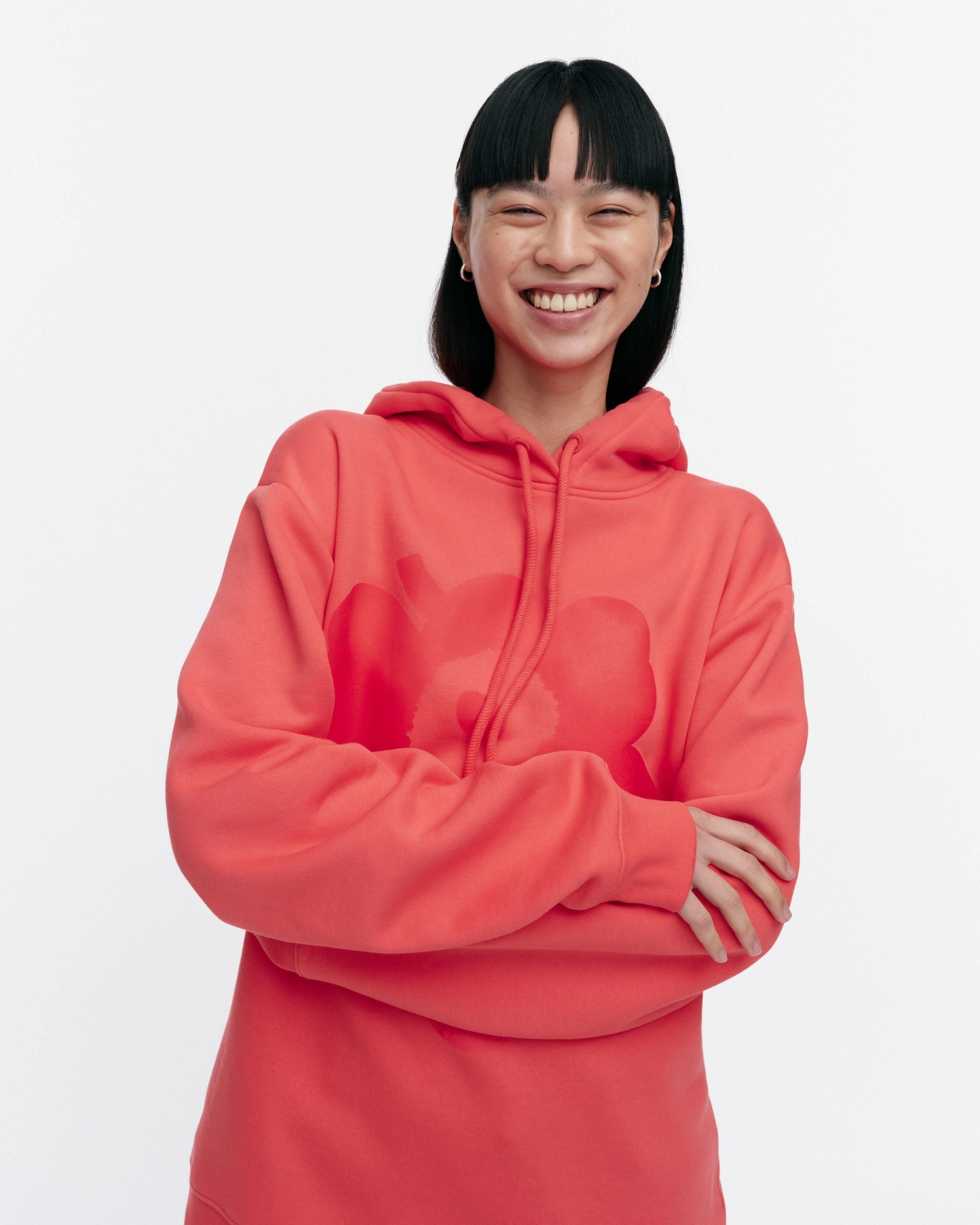 Runoja Unikko Placement Kioski Hoodie - Red