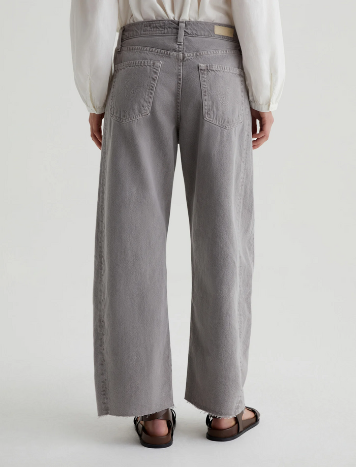 Hattie Barrel Crop - Sulfur Pebble Grey