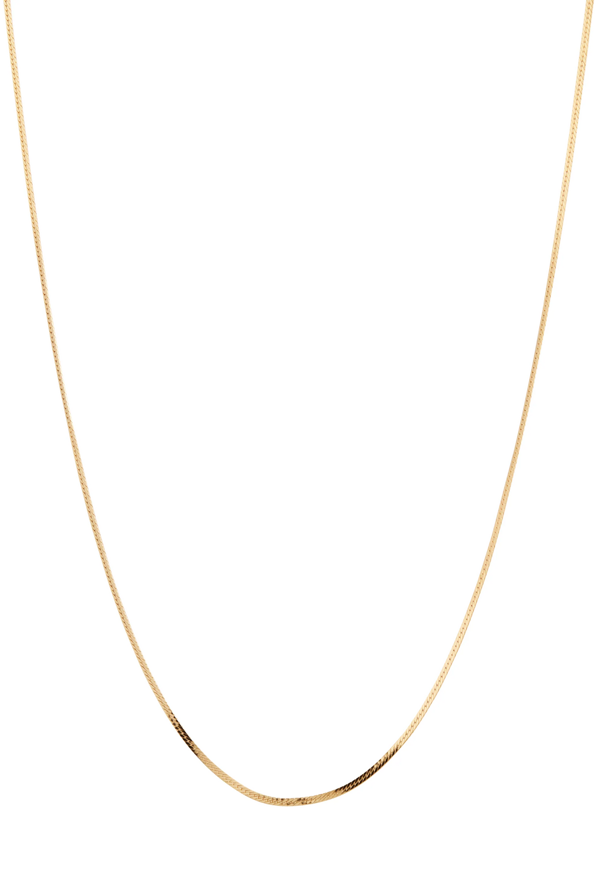 Fine Herringbone - 18" - Gold