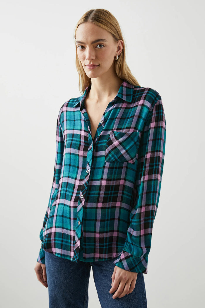 Hunter Shirt - Aqua Lilac