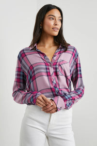 Hunter Shirt - Navy Sea Magenta