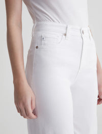 Saige Wide Leg Crop - Modern White