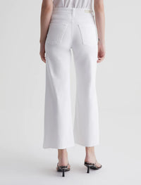 Saige Wide Leg Crop - Modern White