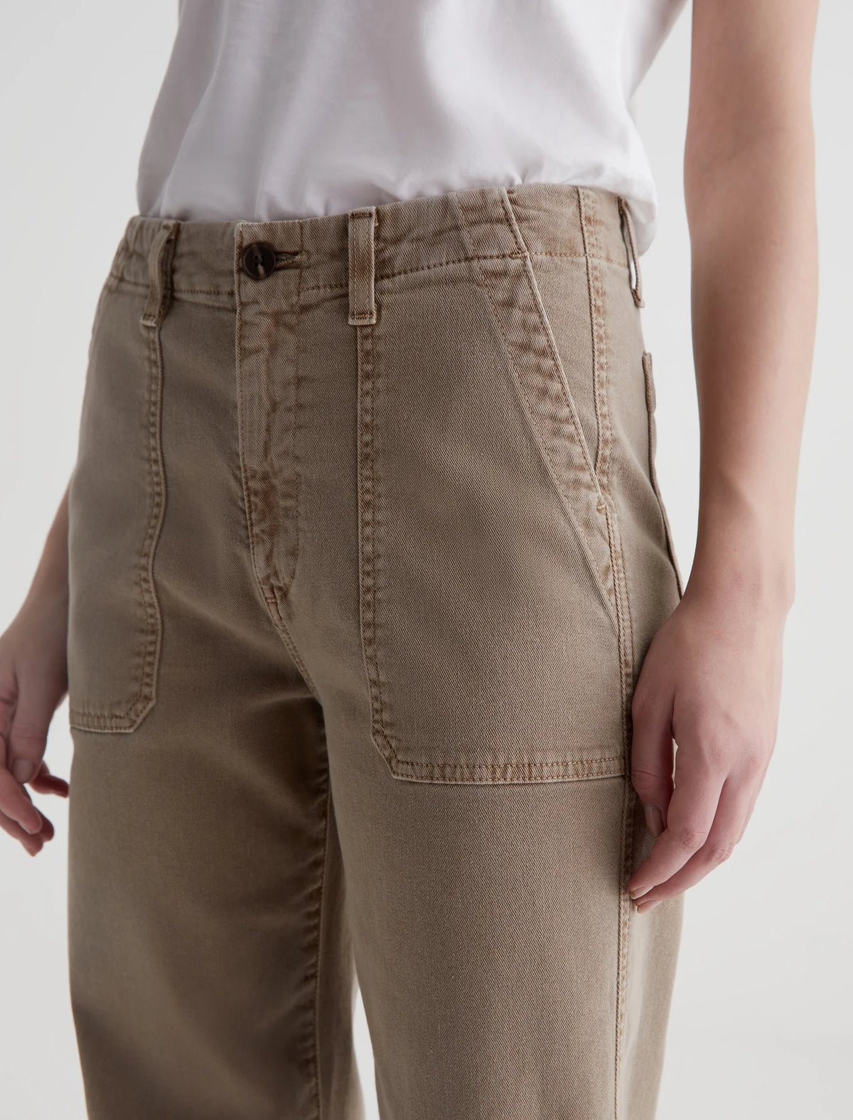 Analeigh High Rise Straight - Sulfur Desert Taupe