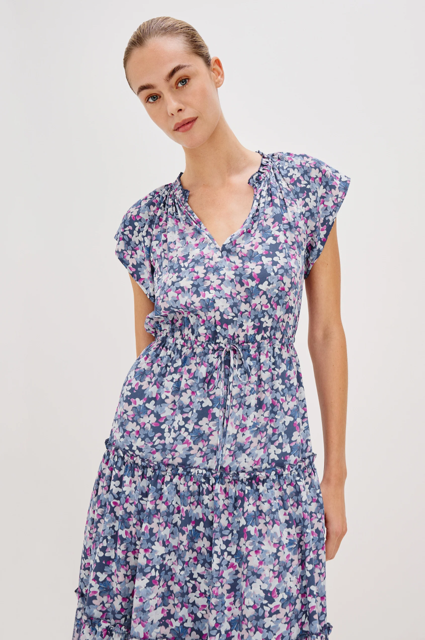 Juni Dress - Blue Blossom