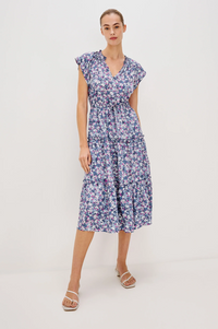 Juni Dress - Blue Blossom