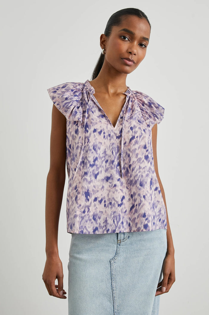 Karysa Top - Pink Ikat