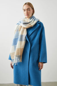 Lora Scarf - Bluebell Ivory