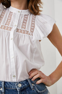Louella Top - Beach White
