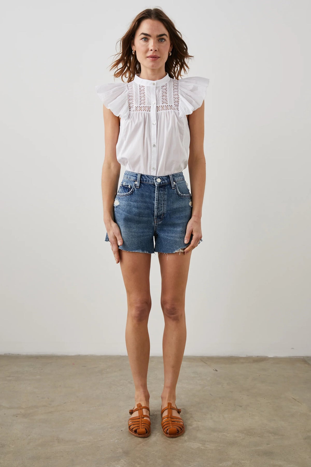 Louella Top - Beach White