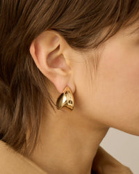 Nouveaux Puff Earrings - Gold