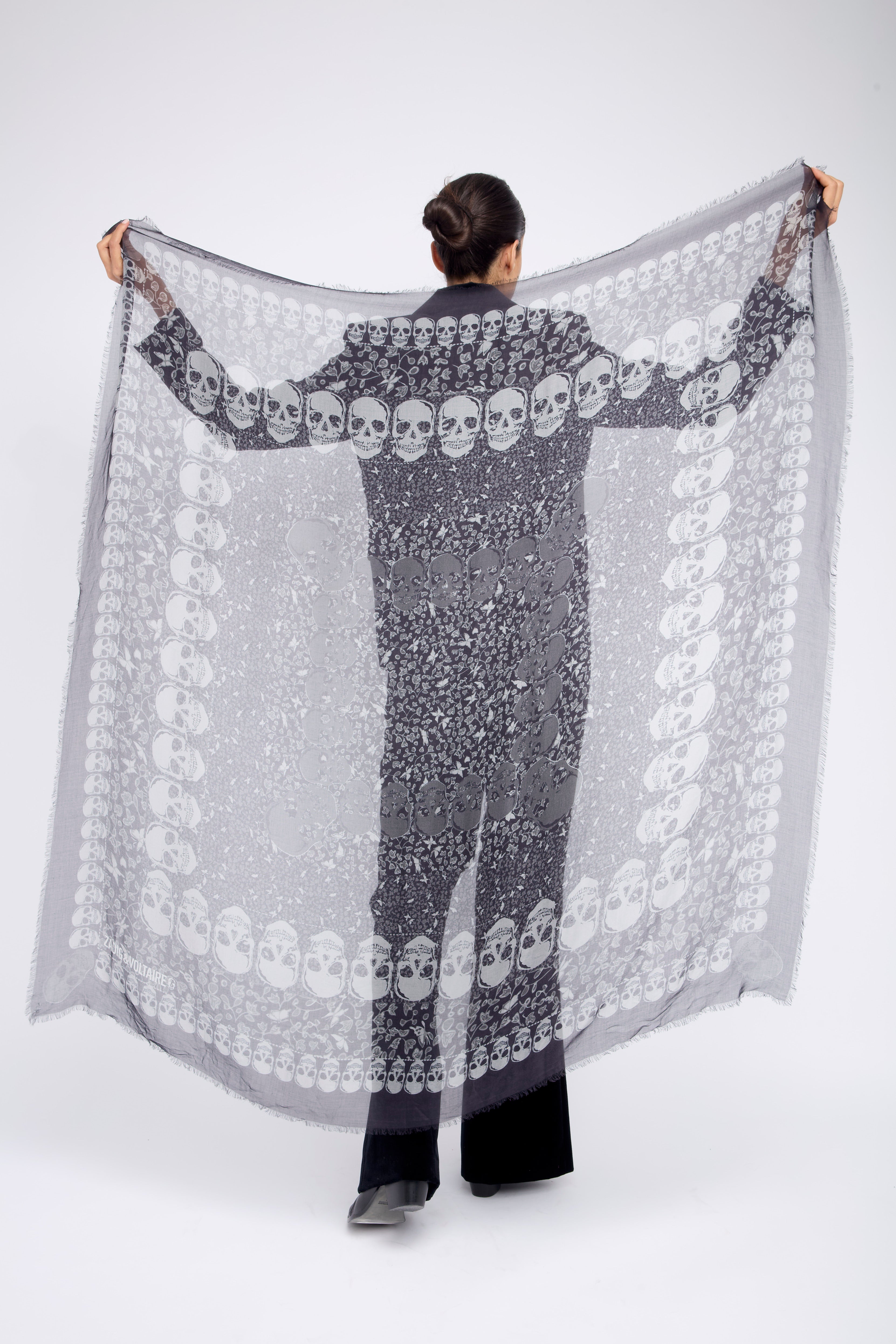 Kerry Garden Scarf - Black - Zadig & Voltaire – Twist Fashions Inc.