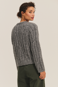 Allison Sweater - Heather Grey