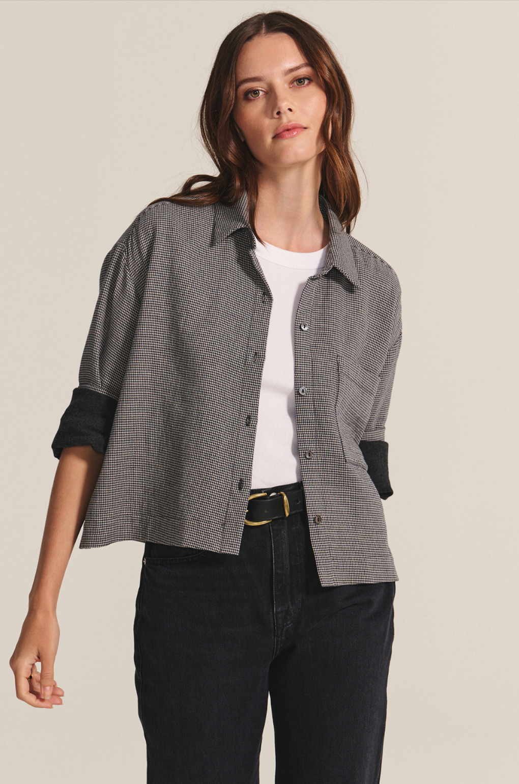 Adeline Top - Houndstooth