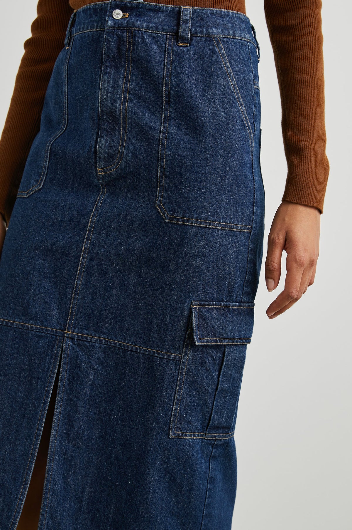 Tasha Skirt - Raw Denim