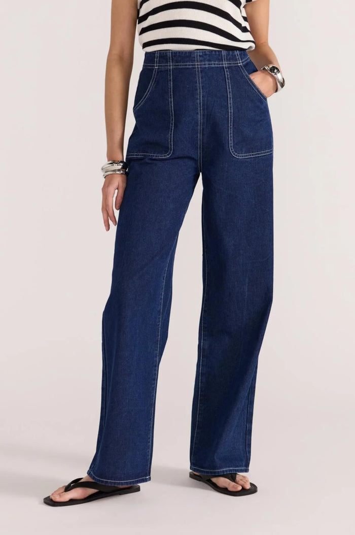 Augusta High Waist Jean - Indigo