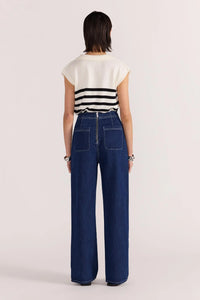 Augusta High Waist Jean - Indigo