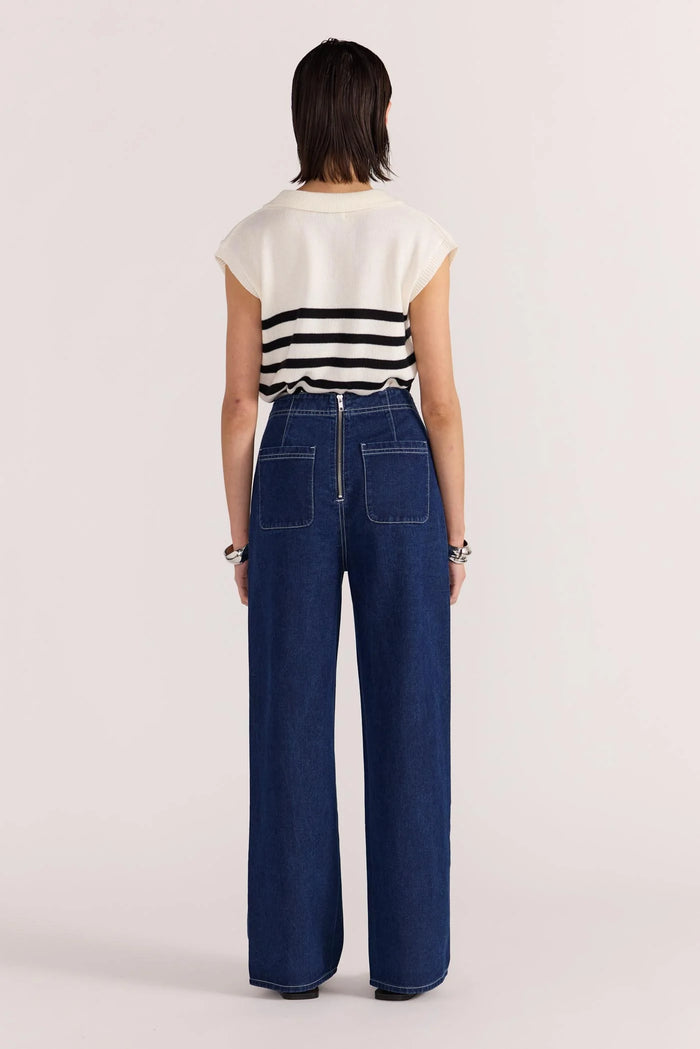 Augusta High Waist Jean - Indigo