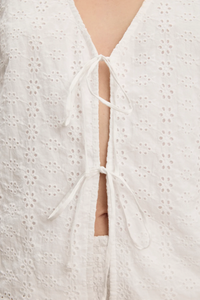 Ava Top - White