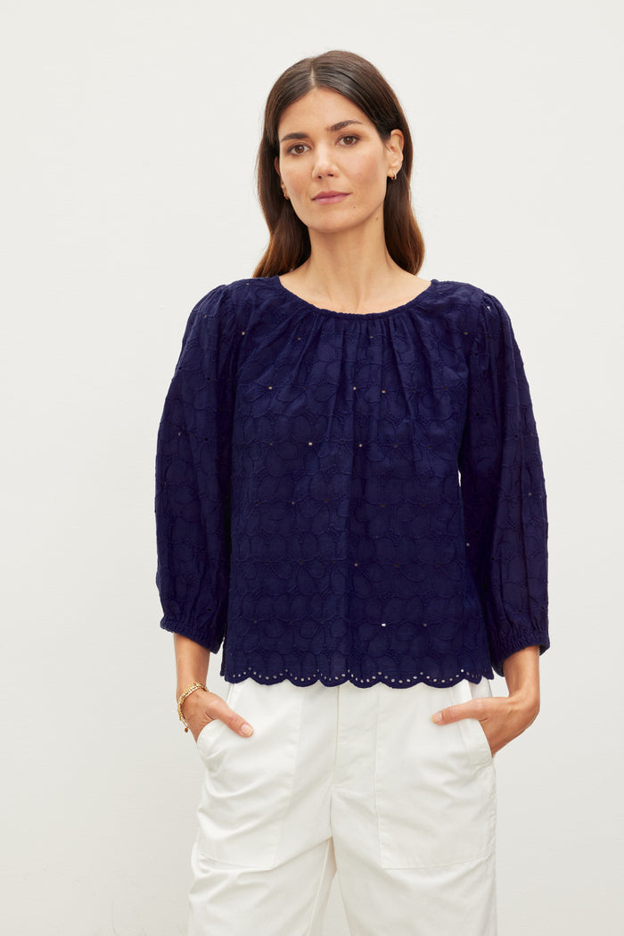 Corina Top - Navy