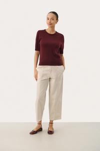 Natanya Pullover - Tawny Port