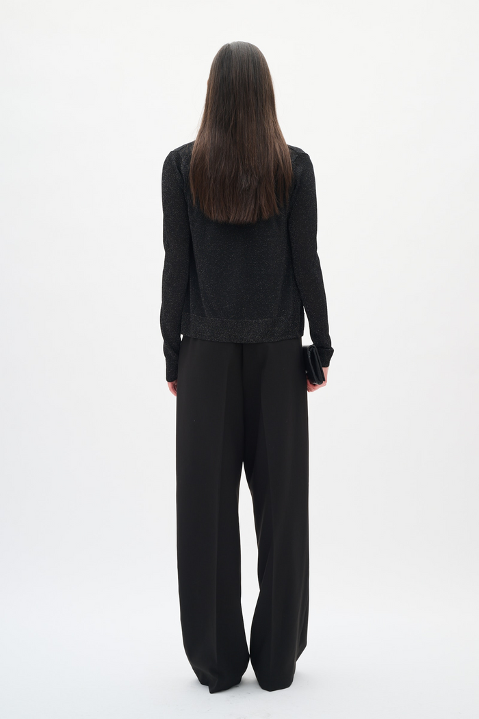 Thani Short Cardigan - Black
