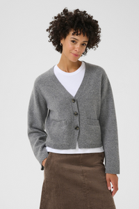 Sveva Cardigan - Medium Grey Melange