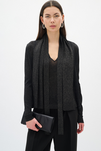 Thani Short Cardigan - Black