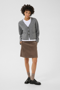 Sveva Cardigan - Medium Grey Melange