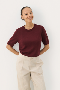 Natanya Pullover - Tawny Port