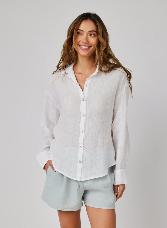 Boyfriend Button Down - White