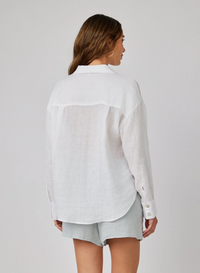 Boyfriend Button Down - White